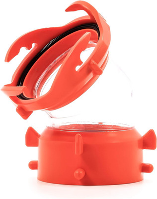 Rhinoflex Clear 45-Degree Camper/Rv Sewer Hose Swivel Fitting - Features a Swive