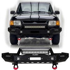Vijay Fit 1993-1997 Ford Ranger Steel Front Bumper Wwinch Plateled Lights Vijay Fit 1993-1997 Ford Ranger Steel Front Bumper Wwinch Plateled Lights