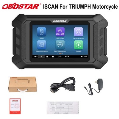 OBDSTAR iScan for Triumph Motorcycle OBD2 Diagnostic Code Scanner / Key Prog-ram