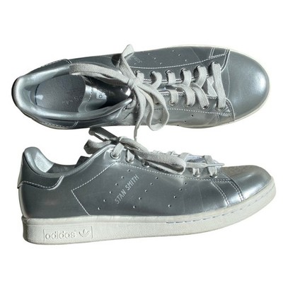Adidas Stan Smith Silver Metallic Iridescent Sneakers FW5477  display picture 1