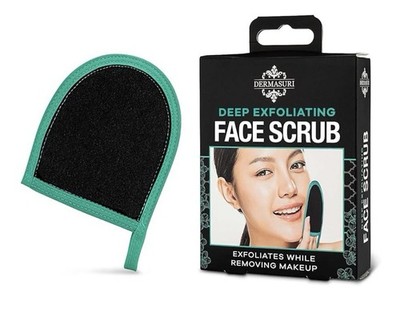 Dermasuri Deep Exfoliating Mitt Body Scrubber Pack of 2