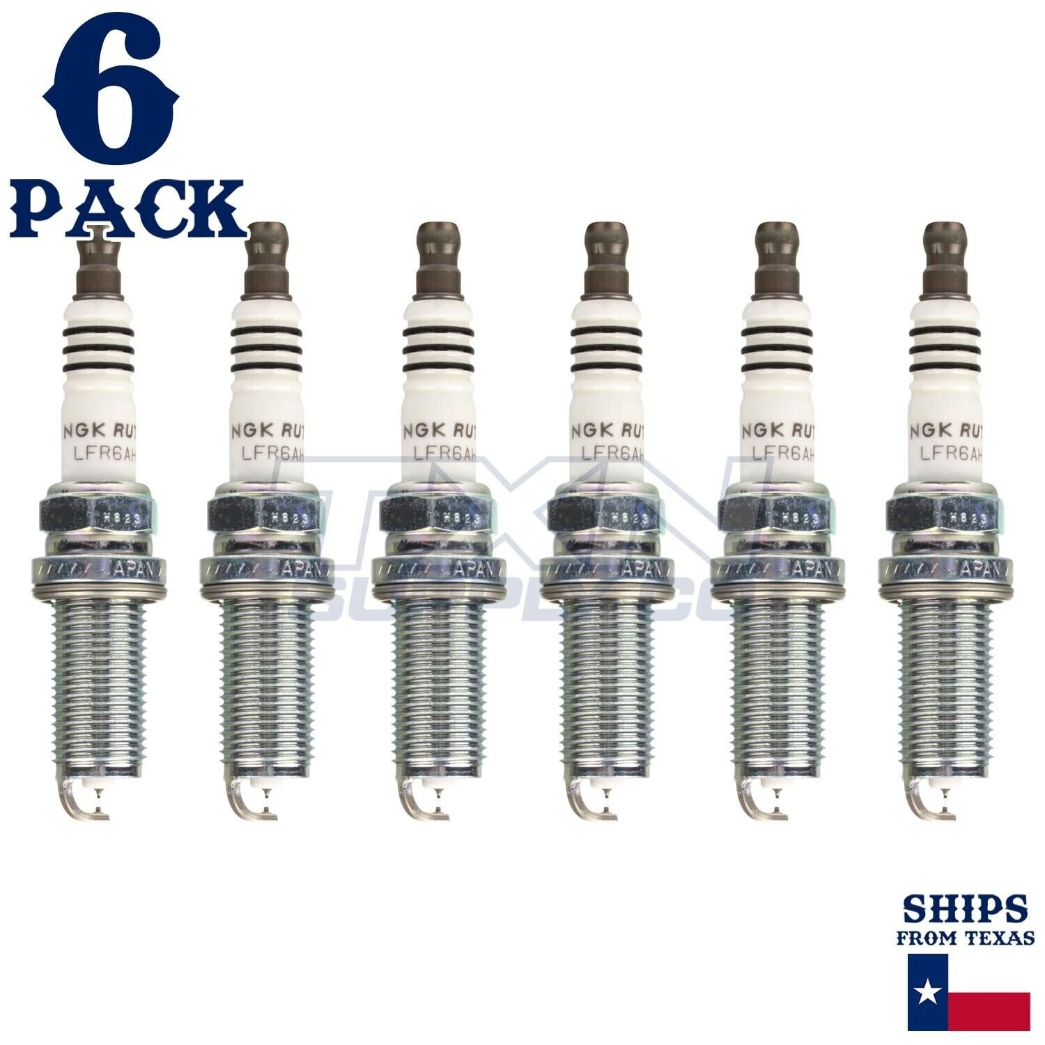 6 Pack NGK Ruthenium HX Spark Plugs 2003-2011 for Toyota 4Runner V6 4.0L