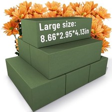 Floral Foam Blocks Large 9 Inch,Wet Floral Foam Bricks,Pack 6 of Floral Foam ...