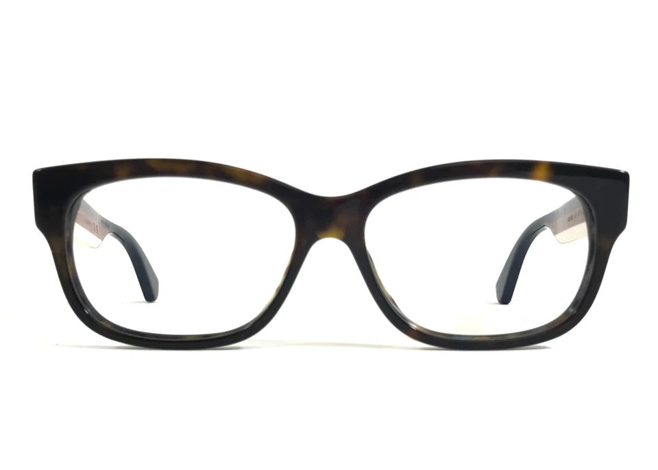 Gucci Eyeglasses Frames GG0278O 002 Havana Blue Red Ivory Striped 53-15-145 - Image 2 of 4