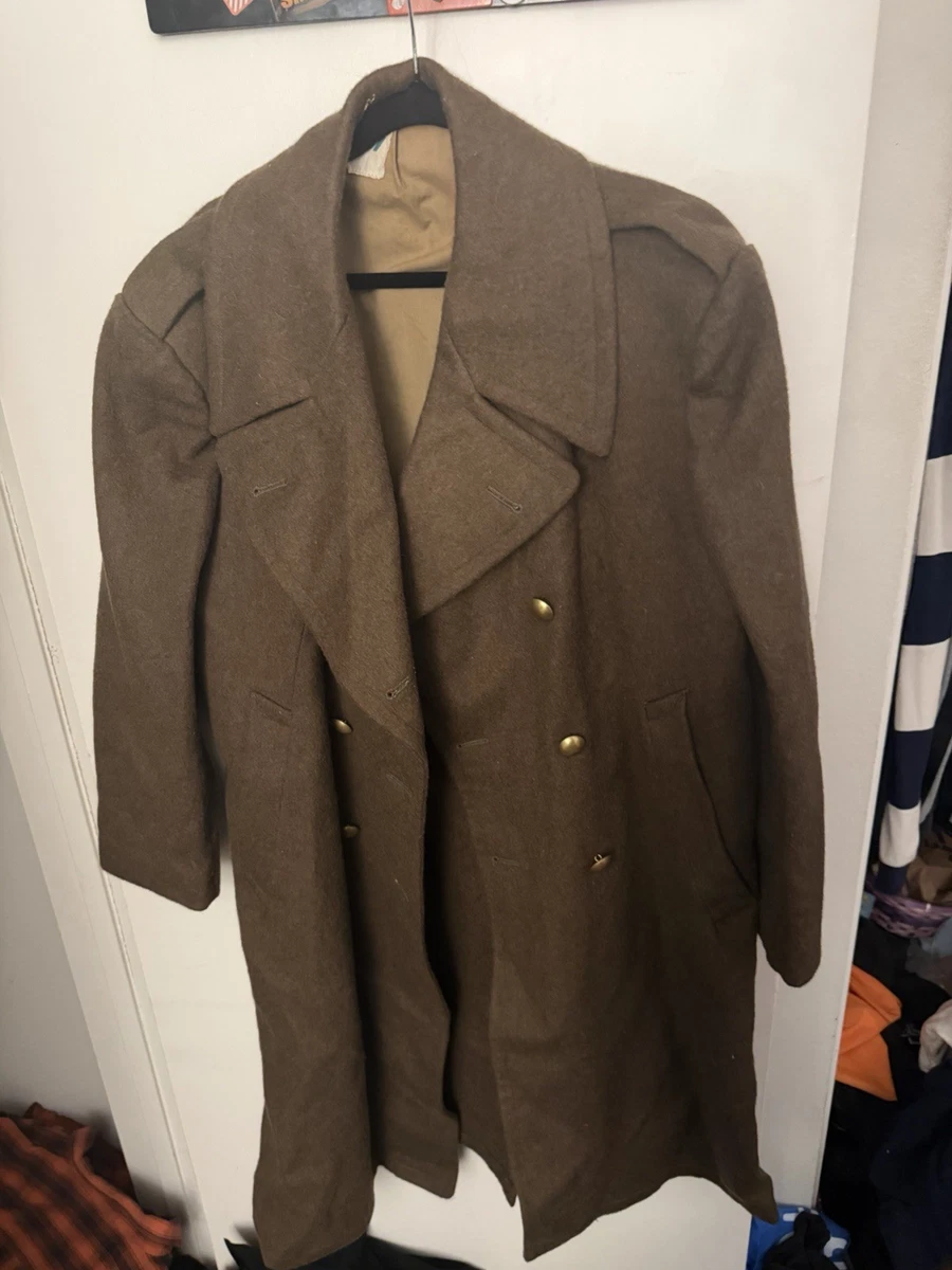 Ww2 Trench Coat In Original Ww2 Collectible Us Uniforms for sale