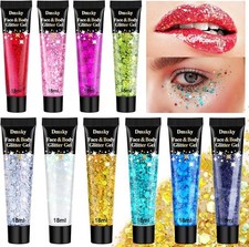 Body Glitter Hair Face Paint Sparkles Gold Pink Silver White