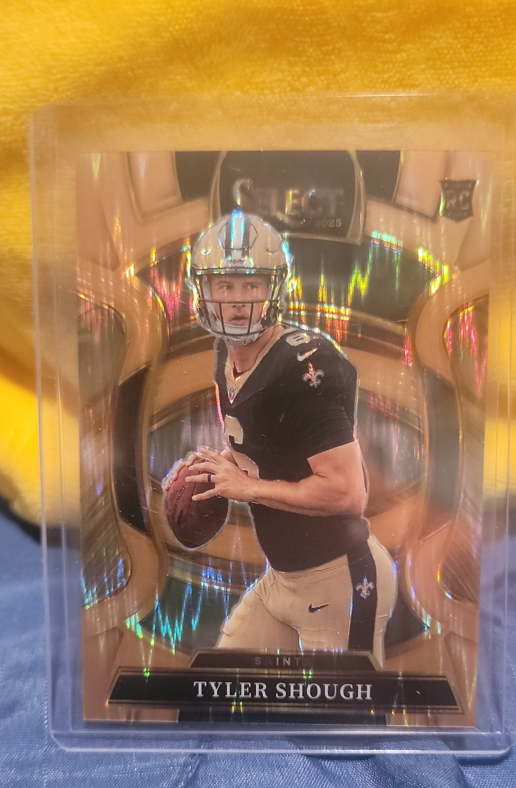 2025 Panini Select - Concourse Tyler Shough #41 Copper Shock Prizm /899 (RC)