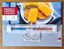 Taylor Clear Fridge Freezer Thermometer Food Safety Multi Use BRAND NEW