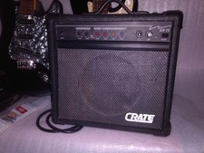  Amp, Guitar Stand, Strap, Cord. Crate GX-15 ...