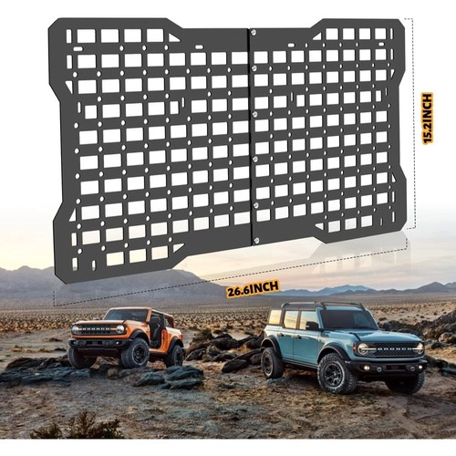 Kit organizador de panel Molle puerta trasera para Ford Bronco 2021-2023 2/4 puertas - Imagen 2 de 7