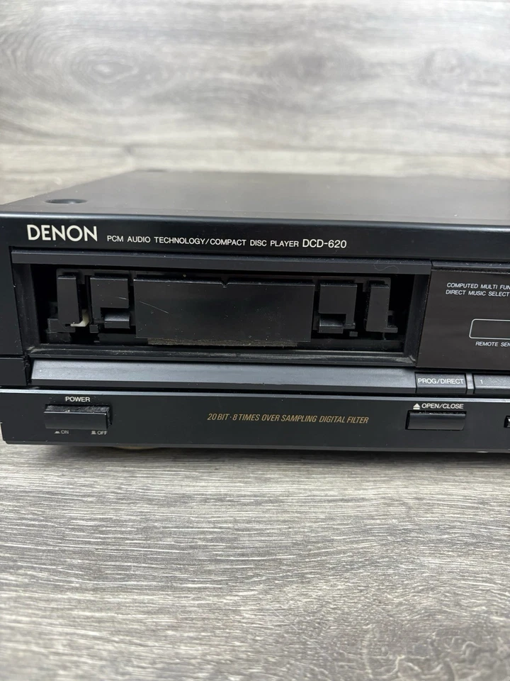 Denon DCD-620 Vintage Audiophile Single CD Player Working NO Remote No Cover - Image 2 of 4