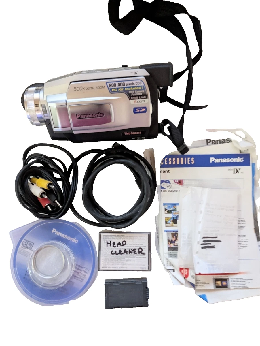 Preços baixos em Filmadoras Panasonic minidv 500x Zoom Digital | eBay