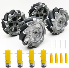 DIY Mecanum Wheel Robot Kit Parts 4WD Omnidirectional Wheels Smart Robot Car Cha