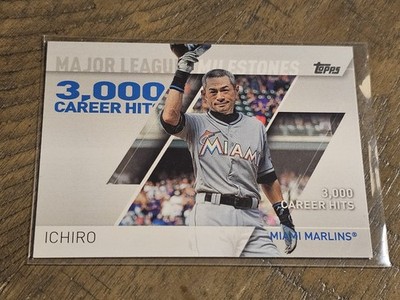 2017 Topps Ichiro Major League Milestones Insert Nmmt
