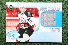 Thomas Vanek 2005-06 Upper Deck Ice Cool Threads #CT-TV Rookie Jersey Patch