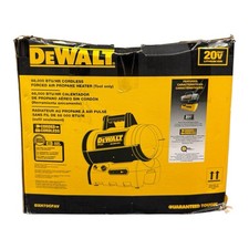 DEWALT 68,000 BTU Cordless Propane Heater 20V Hybrid 1700 Sq Ft NEW