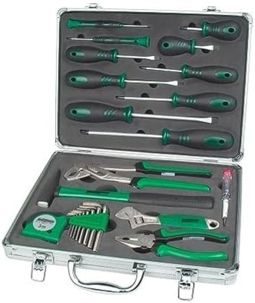 Mannesmann M29024 - Kit Utensili Tuttofare in Valigia Alluminio