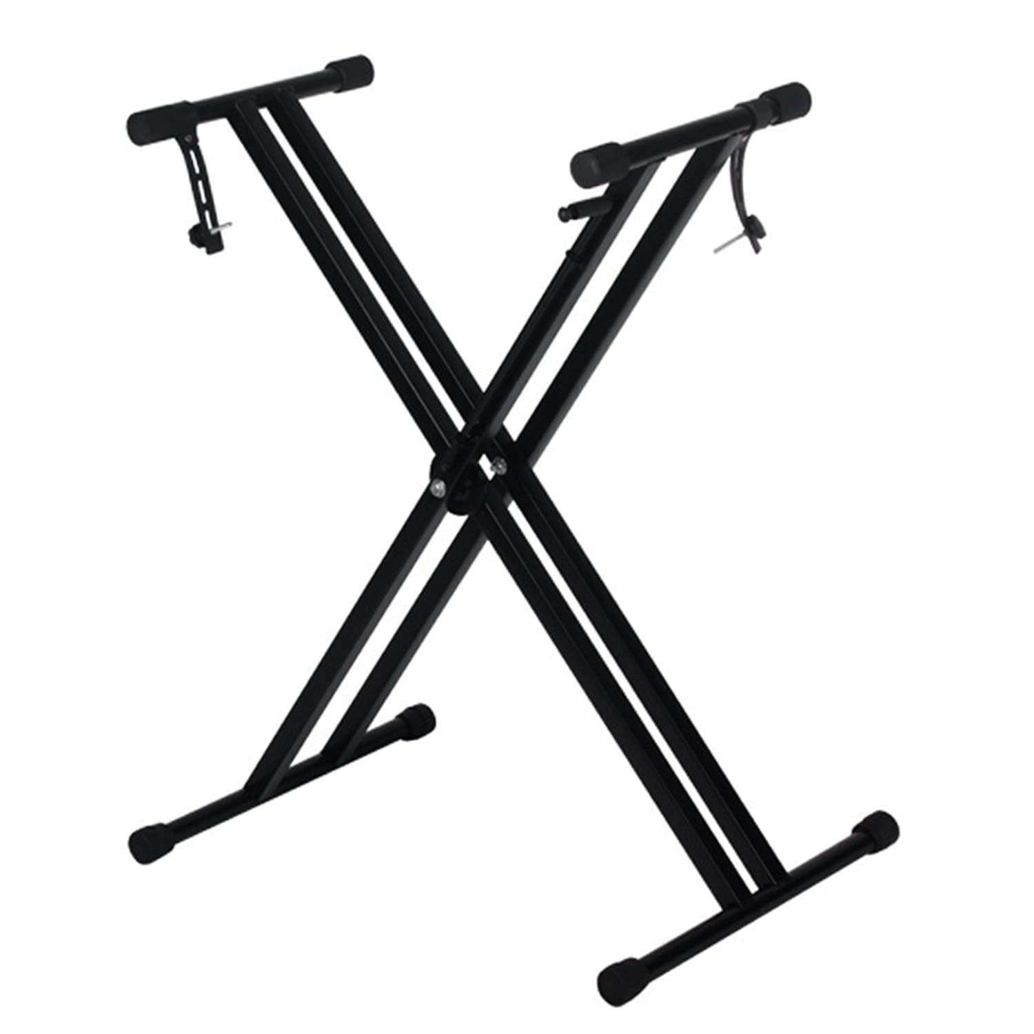 Miwayer Piano Stand Frameworks Deluxe X-Style Keyboard Stand Height & Width A...