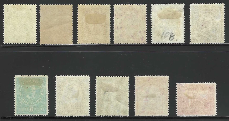 Terranova, 1911, Scott #104-114, como nuevo: #105, 107, 111 N.H., los otros son H. Foto 2 de 2