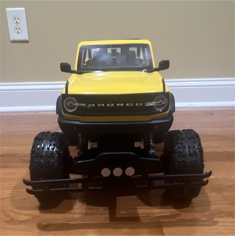 New Bright Ford Bronco RC Off-Road Truck Yellow/Black w/ Large Tires