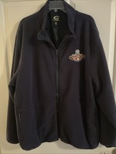 NY Yankees Full Zip Fleece 2009 WS Champions Patch G-III Sports Carl Banks XXL