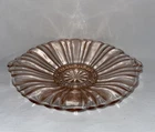 Anchor Hocking 1930's Pink Depression Glass Old Cafe Pattern Candy Dish Vintage