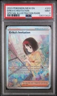 2023 POKEMON MEW EN-151 SPECIAL ILLUSTRATION RARE #203 ERIKA'S INVITATION PSA 9