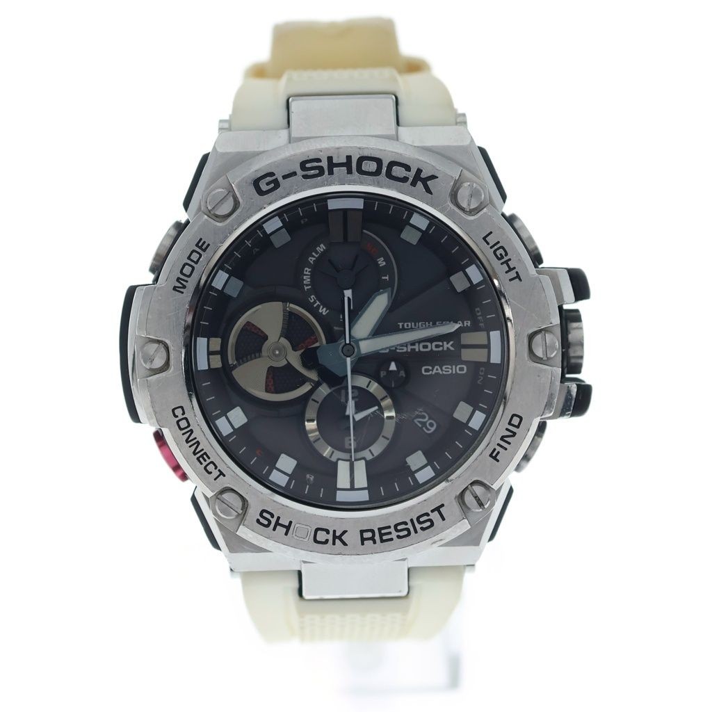 時計 CASIO G-SHOCK GST-B100 L G CASIO G-SHOCK GST-B100 Analog Chronograph Black Watch From Japan