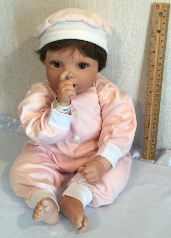 1998 Virginia E. Turner 18" Baby Doll - Brown Hair - Brown Eyes     (G92)