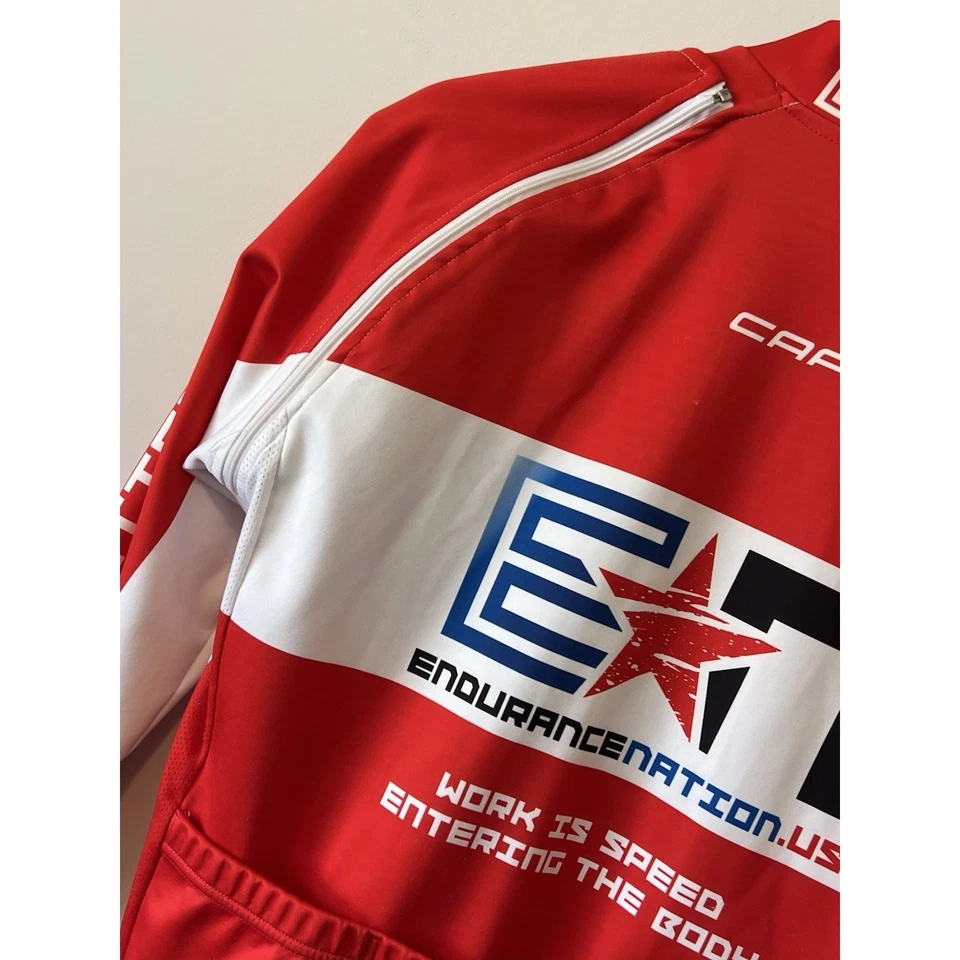 Мужская велосипедная майка CAPO размер S трансформируемая с длинным рукавом/без рукавов Италия велосипед на молнии - Изображение 4 из 4