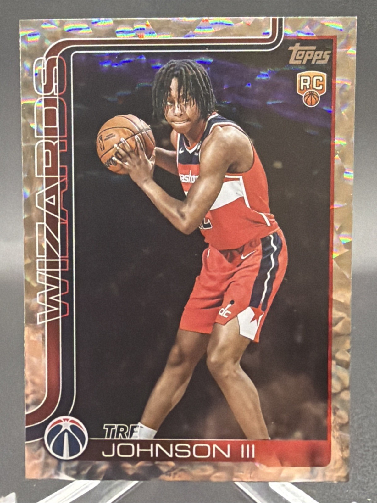 2025-26 Topps - Tre Johnson #206 Costco Crackleboard (RC)