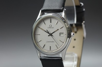 Vintage 1980 Omega Seamaster Herrenuhr Cal.1332 Ref.196.0251 Quarz aus Japan
