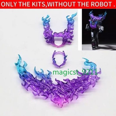 SS86 Hot Rod Shattered Glass Rodimus Prime Flame Upgrade Kit IDW Style ABS Parts