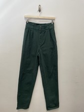 Lucy  Yak Addison Jeans Size W28 L31 Posy Green High Waisted Tapered Denim
