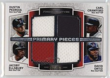 2012 Museum Collection 39/99 Dustin Pedroia Carl Crawford Jacoby Ellsbury 6m7