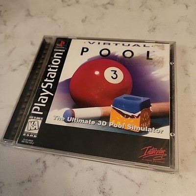 Virtual Pool PS1 Complete In Box Tested CIB PS One 