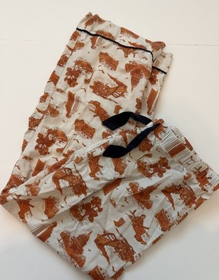 Katie Kime Women's Pajama Pants L Austin Texas UT Print Modal Cotton