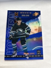 24-25 Upper Deck SPx Holoview Fx Rookie Card Blue Parallel Will Smith 008/399. rookie card picture