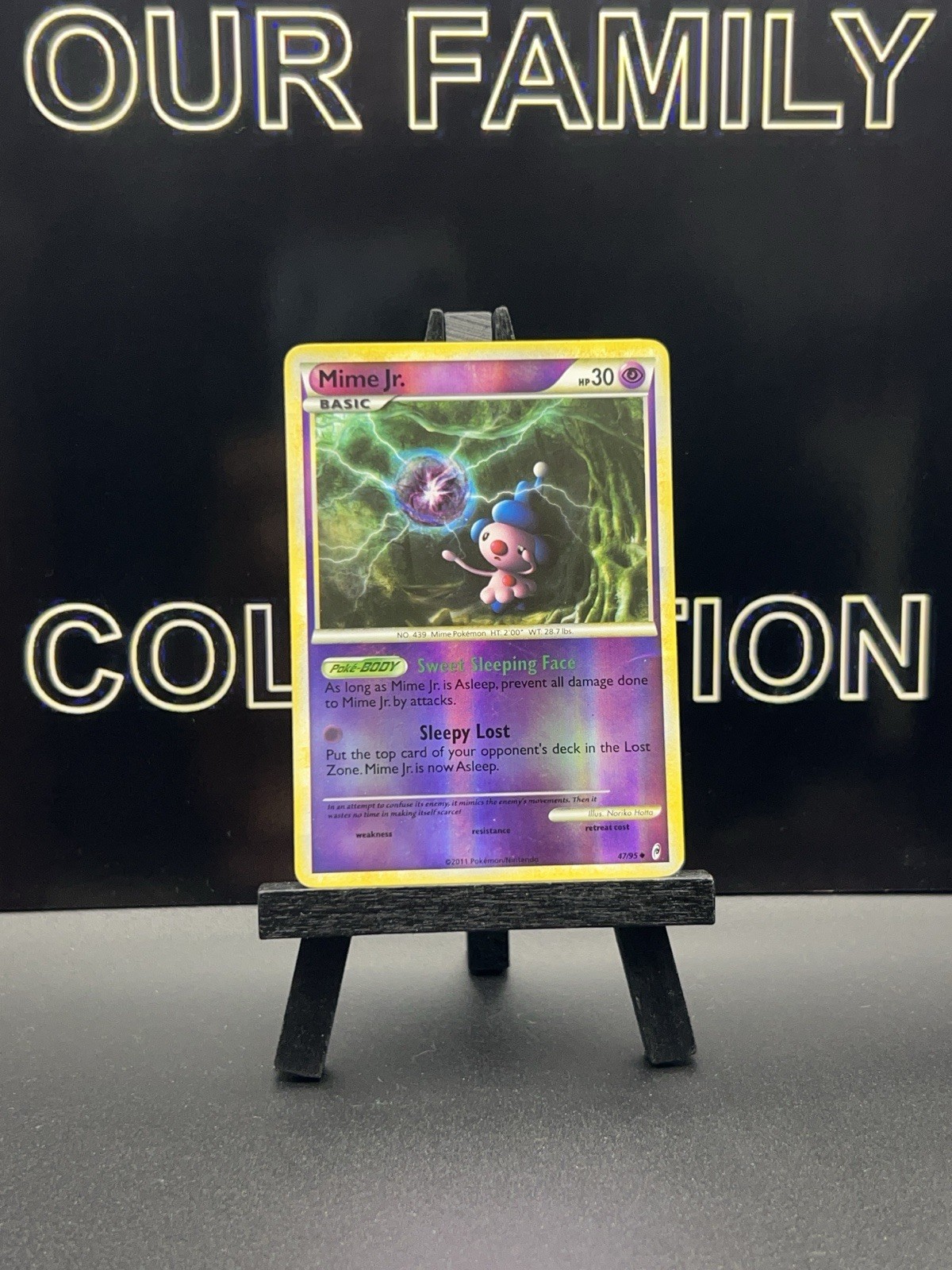 Mime Jr. 47/95 Uncommon Reverse Holo Call of Legends 2011 Pokémon Card