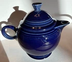 Vintage Fiestaware Homer Laughlin Cobalt Blue Large Teapot Tea Pot w/Lid