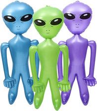 Jumbo Alien Inflate, Jumbo Game Prize, Party Decorations, One Pieces per Order,