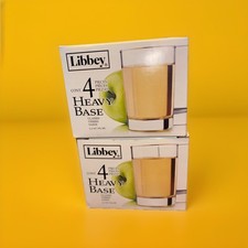 Libbey Heavy Base Juice Glasses, Set of 4, 5.5 fluid ounces New IN BOX
