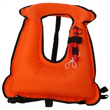 Adult Life Jacket Vest Inflatable Swimming Lifevest Snorkeling Surfing Boating