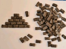 500 Miniatur Puppenstubenmodell im Ma&szlig;stab 1:12 rustikale Optik gemischt Kopfsteinpflaster grau