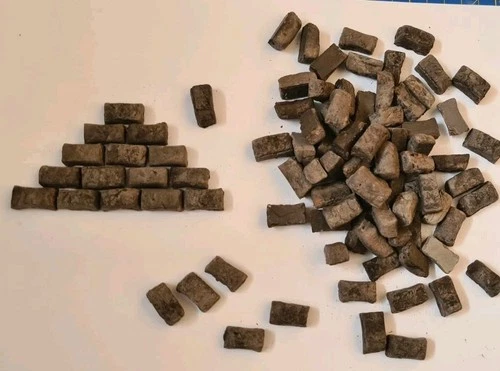 200 1:12th Scale Miniature Dolls House Model Rustic Look Mixed Cobblestones Grey