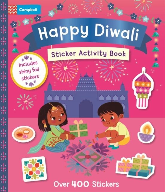 Happy Diwali Sticker Activity Book: With over 400 stickers by Campbell Books
