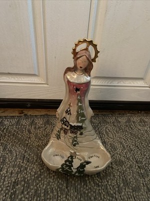 Blue Sky Clayworks Heather Goldminc Christmas Angel 11  Chapel in Woods