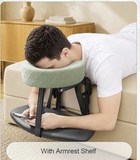 E-Fit Adjustable Massage Headrest for Bed Face Cradle w/ Arm Rest- Complete