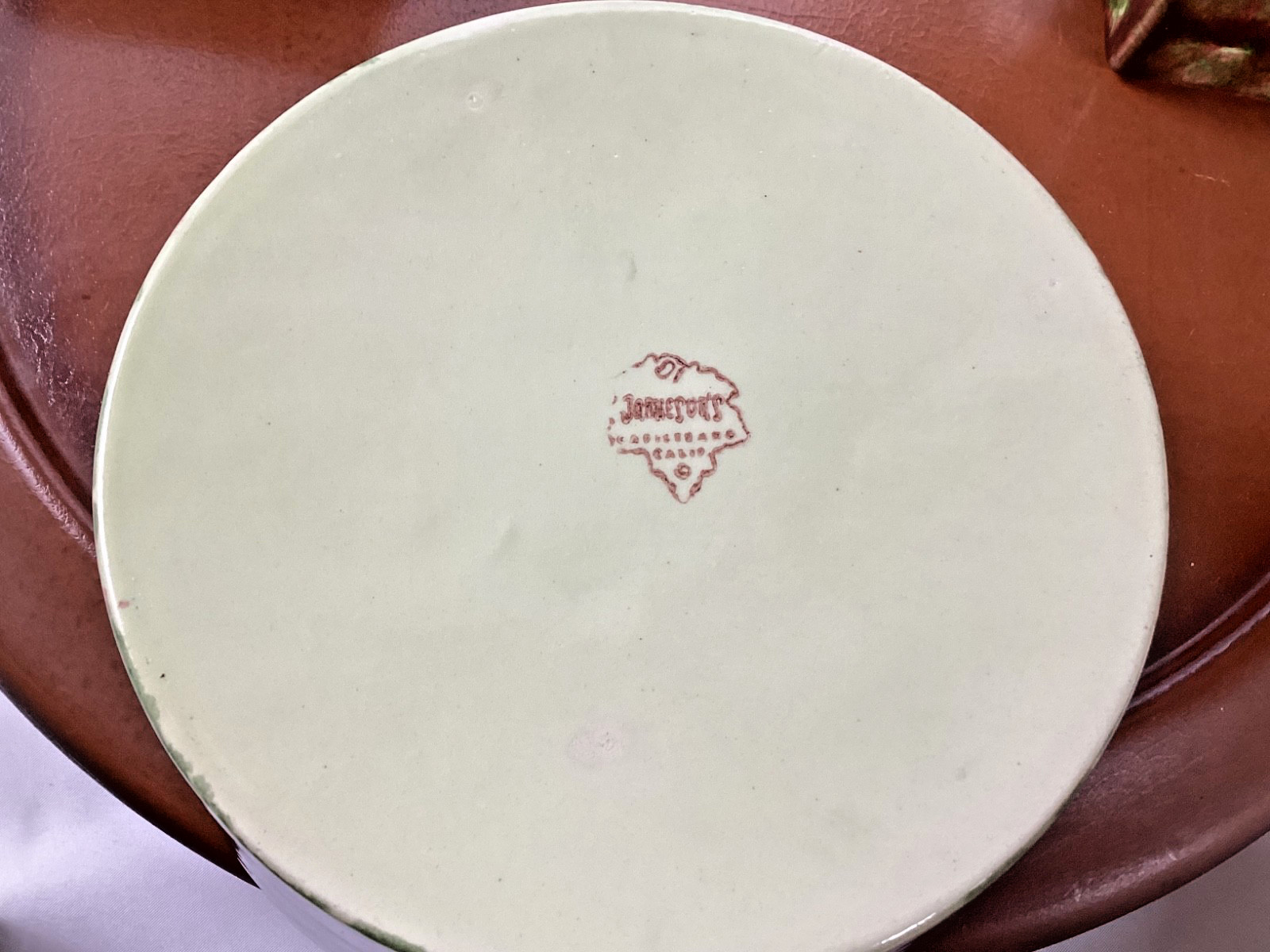 Jaru Pottery Vintage Lazy Susan Serving Set