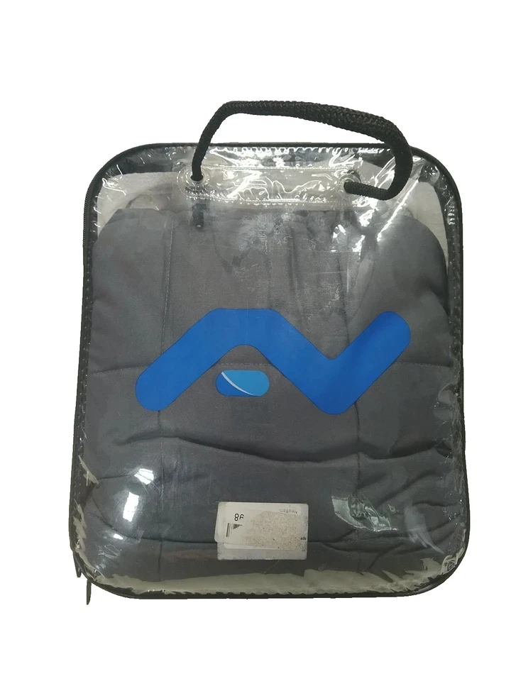 Full / Twin 15 lbs Grey Weighted Blanket With Bag Case - Image 4 of 4